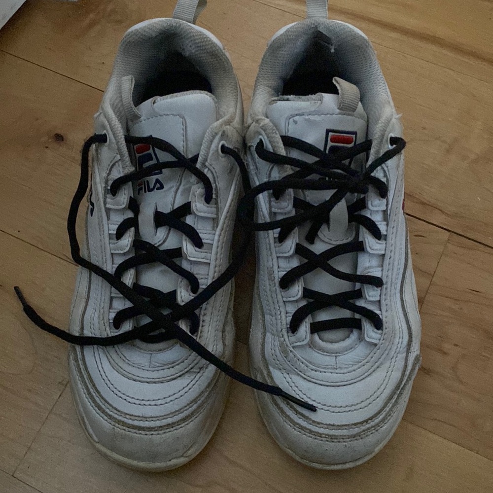 White FILA shoes